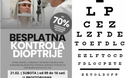 BESPLATNA KONTROLA DIOPTRIJE